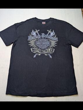 Harley-Davidson Men's Size XL The Harley Shop Gothenburg Sweden T-shirt 2009